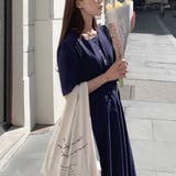 スクエアネックウエストマークワンピース 韓国ファッション | JUNOAH | 詳細画像12
