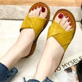 イエロー | ぺたんこサンダル サンダル 韓国ファッション | JUNOAH