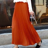 キャメル | プリーツロングスカート スカート プリーツ 韓国ファッション | JUNOAH