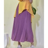 パープル | プリーツロングスカート スカート プリーツ 韓国ファッション | JUNOAH