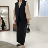 Louere ギャザーボリュームスリーブブラウス | Louere | 詳細画像6