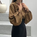 Louere ギャザーボリュームスリーブブラウス | Louere | 詳細画像9