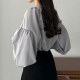 Louere スタンドカラーギャザーブラウス | Louere | 詳細画像23