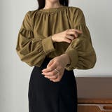 Louere スタンドカラーギャザーブラウス | Louere | 詳細画像25