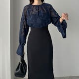 Louere キャンディースリーブフラワートップス | Louere | 詳細画像25 