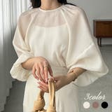 Louere ラグランボリュームスリーブシアートップス | Louere | 詳細画像1 