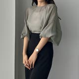 Louere ラグランボリュームスリーブシアートップス | Louere | 詳細画像20 