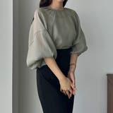 Louere ラグランボリュームスリーブシアートップス | Louere | 詳細画像21 