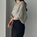 Louere ラグランボリュームスリーブシアートップス | Louere | 詳細画像22 