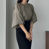 Louere ラグランボリュームスリーブシアートップス | Louere | 詳細画像21 