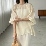 Louere ラグランボリュームスリーブシアートップス | Louere | 詳細画像5 