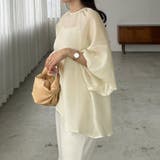 Louere ラグランボリュームスリーブシアートップス | Louere | 詳細画像6 