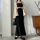 Louere アシメストラップマーメイドキャミワンピース | Louere | 詳細画像16 