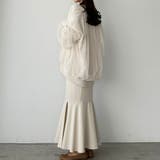 Louere アシメストラップマーメイドキャミワンピース | Louere | 詳細画像4 