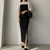 Louere 深スリットハイウエストキャミワンピース | Louere | 詳細画像21