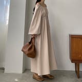 Louere 2wayウエストギャザーボリュームスリーブワンピース | Louere | 詳細画像22 