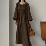 Louere 2wayウエストギャザーボリュームスリーブワンピース | Louere | 詳細画像31 