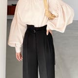 Louere ベルト付きアシンメトリーハイウエストパンツ | Louere | 詳細画像10 