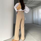 Louere ベルト付きアシンメトリーハイウエストパンツ | Louere | 詳細画像14 