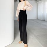 Louere ベルト付きアシンメトリーハイウエストパンツ | Louere | 詳細画像7 