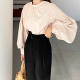 Louere ベルト付きアシンメトリーハイウエストパンツ | Louere | 詳細画像8 