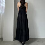 Louere バックストラップデザインサテンキャミワンピース | Louere | 詳細画像27