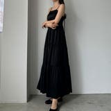 Louere バックストラップデザインサテンキャミワンピース | Louere | 詳細画像28