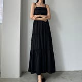 Louere バックストラップデザインサテンキャミワンピース | Louere | 詳細画像30