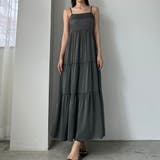 Louere バックストラップデザインサテンキャミワンピース | Louere | 詳細画像38