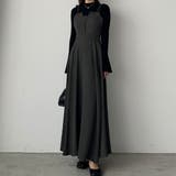 【選べる】デザインフレアキャミワンピース（フレア／Iライン／マーメイド） | Louere | 詳細画像18 