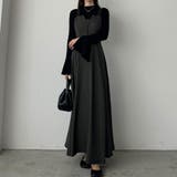 【選べる】デザインフレアキャミワンピース（フレア／Iライン／マーメイド） | Louere | 詳細画像19 