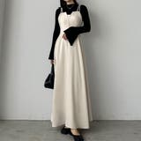 【選べる】デザインフレアキャミワンピース（フレア／Iライン／マーメイド） | Louere | 詳細画像2 