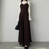 【選べる】デザインフレアキャミワンピース（フレア／Iライン／マーメイド） | Louere | 詳細画像23 