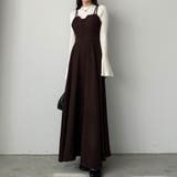 【選べる】デザインフレアキャミワンピース（フレア／Iライン／マーメイド） | Louere | 詳細画像24 