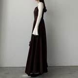 【選べる】デザインフレアキャミワンピース（フレア／Iライン／マーメイド） | Louere | 詳細画像25 