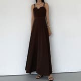 【選べる】デザインフレアキャミワンピース（フレア／Iライン／マーメイド） | Louere | 詳細画像26 