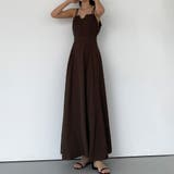 【選べる】デザインフレアキャミワンピース（フレア／Iライン／マーメイド） | Louere | 詳細画像28 