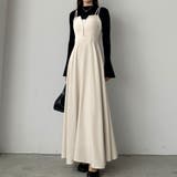 【選べる】デザインフレアキャミワンピース（フレア／Iライン／マーメイド） | Louere | 詳細画像3 