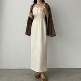 【選べる】デザインフレアキャミワンピース（フレア／Iライン／マーメイド） | Louere | 詳細画像34 