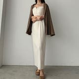 【選べる】デザインフレアキャミワンピース（フレア／Iライン／マーメイド） | Louere | 詳細画像35 