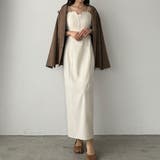 【選べる】デザインフレアキャミワンピース（フレア／Iライン／マーメイド） | Louere | 詳細画像36 