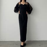 【選べる】デザインフレアキャミワンピース（フレア／Iライン／マーメイド） | Louere | 詳細画像37 