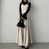 【選べる】デザインフレアキャミワンピース（フレア／Iライン／マーメイド） | Louere | 詳細画像4 