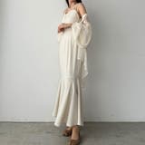 【選べる】デザインフレアキャミワンピース（フレア／Iライン／マーメイド） | Louere | 詳細画像45 