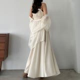 【選べる】デザインフレアキャミワンピース（フレア／Iライン／マーメイド） | Louere | 詳細画像8 