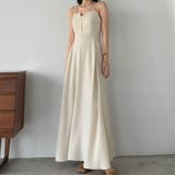 【選べる】デザインフレアキャミワンピース（フレア／Iライン／マーメイド） | Louere | 詳細画像9 