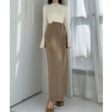 Louere 裏起毛ヘリンボーンタイトラップ風スカート | Louere | 詳細画像22 