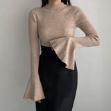 Louere フレアスリットスリーブハイネックリブニット | Louere | 詳細画像14