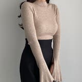 Louere フレアスリットスリーブハイネックリブニット | Louere | 詳細画像16