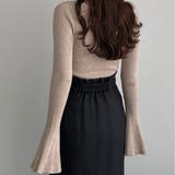 Louere フレアスリットスリーブハイネックリブニット | Louere | 詳細画像17